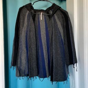 Black, blue, grey Free People jacket